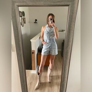 Vintage Denim Romper